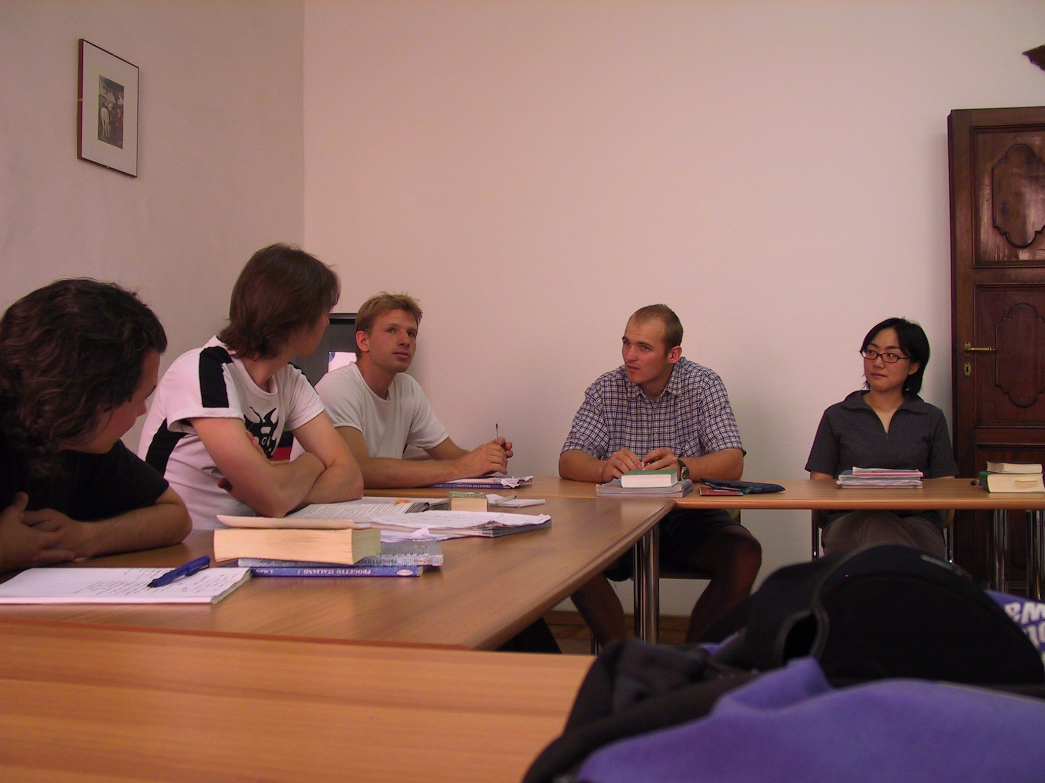Armand, Merlyn, Michael, Georg, Sonoko