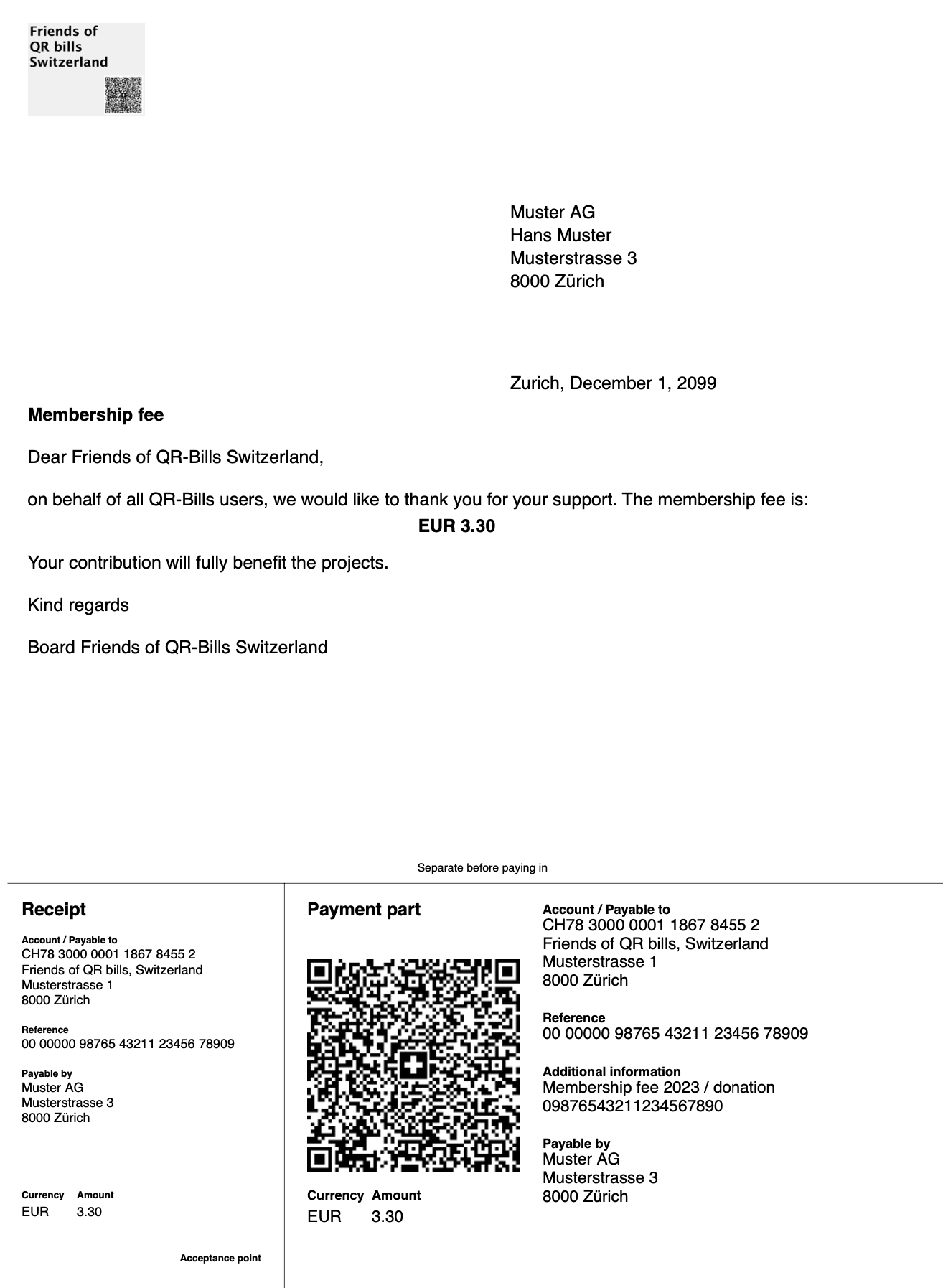 B.3 - Create QR bills PDF 3