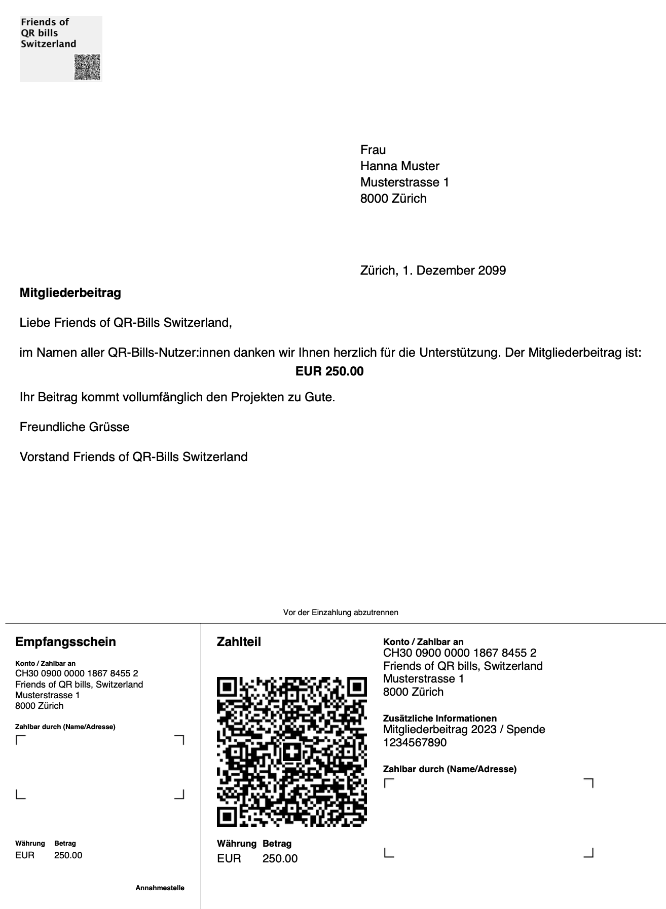 C.2 - Create QR bills PDF 1