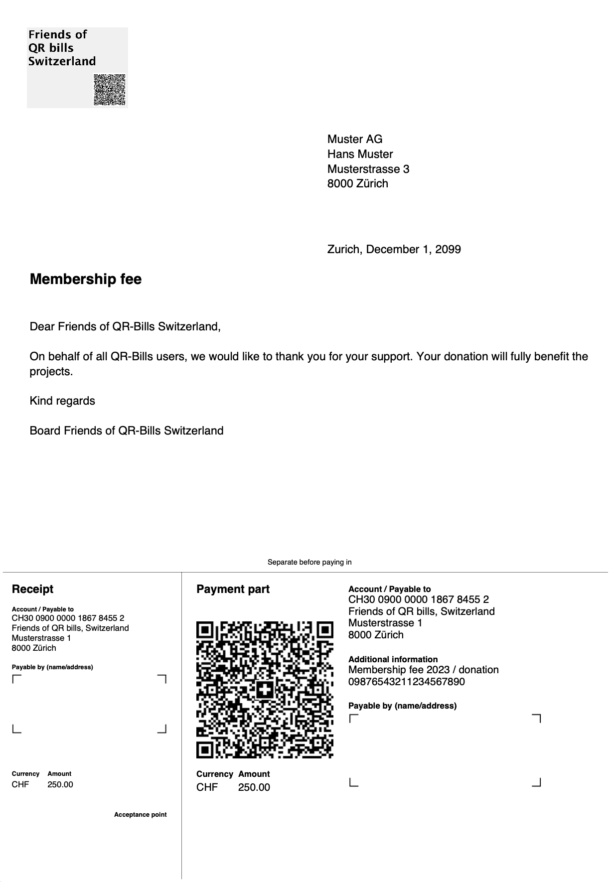 C.2 - Create QR bills PDF 3